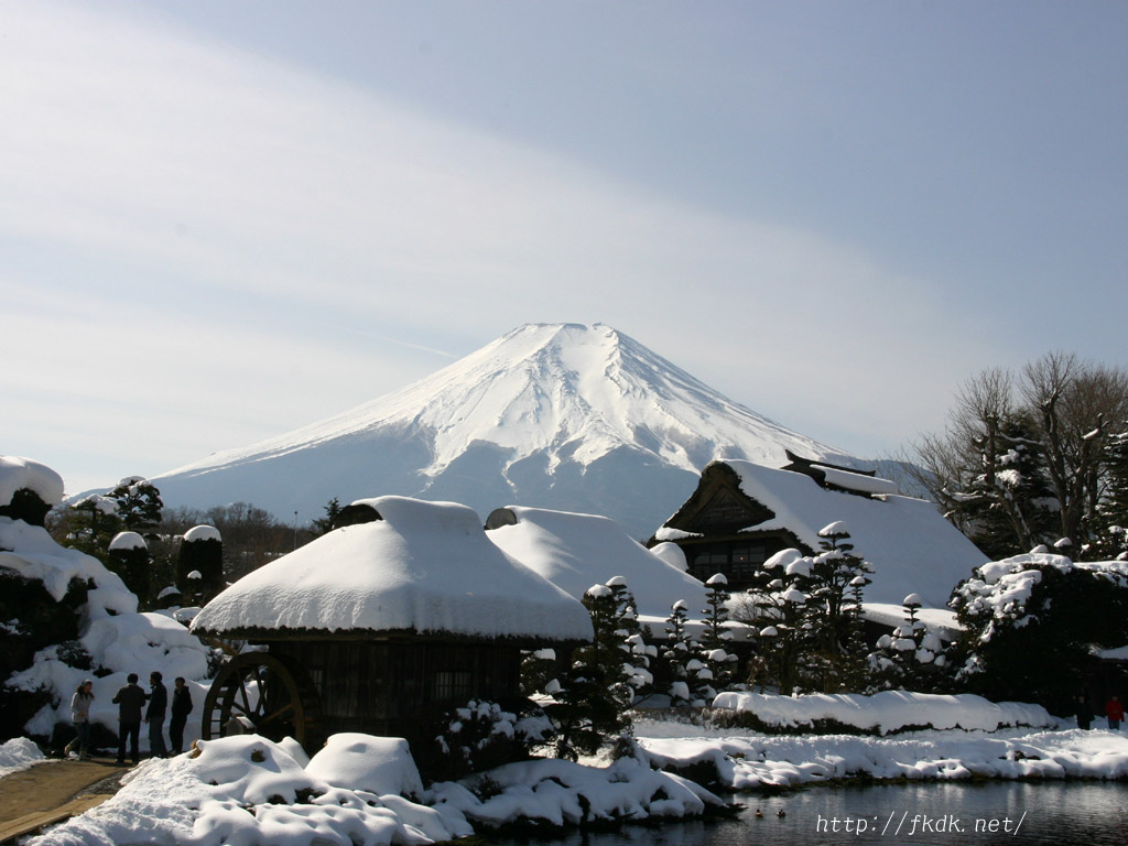 忍野八海と富士山2