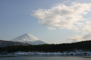 西湖と富士山の壁紙