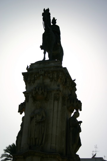 セビーリャ公園の像