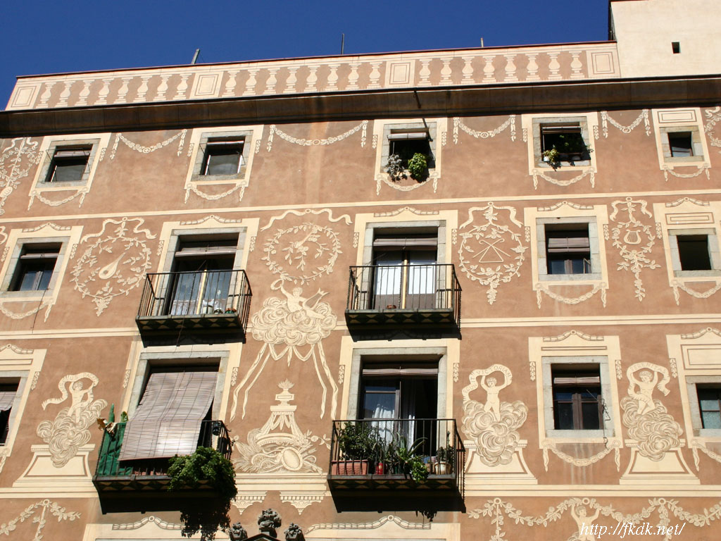 バルセロナの街の壁紙 風景写真無料壁紙